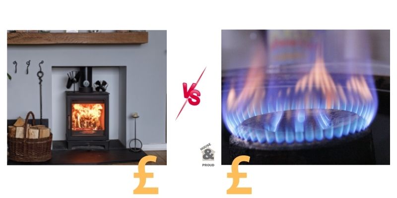 Cost of wood burner vs gas central heating